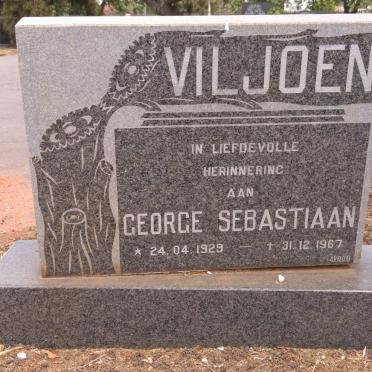 VILJOEN George Sebastiaan 1929-1967