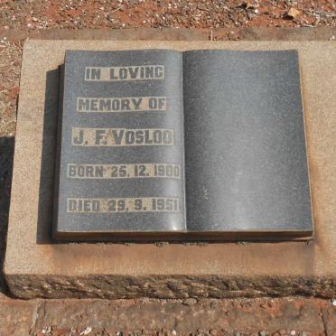 VOSLOO J.F. 1900-1951