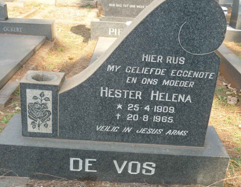 VOS Hester Helena, de 1909-1965