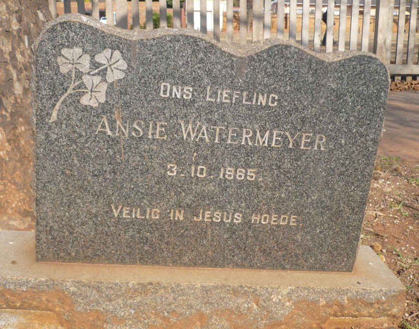 WATERMEYER Ansie 1965