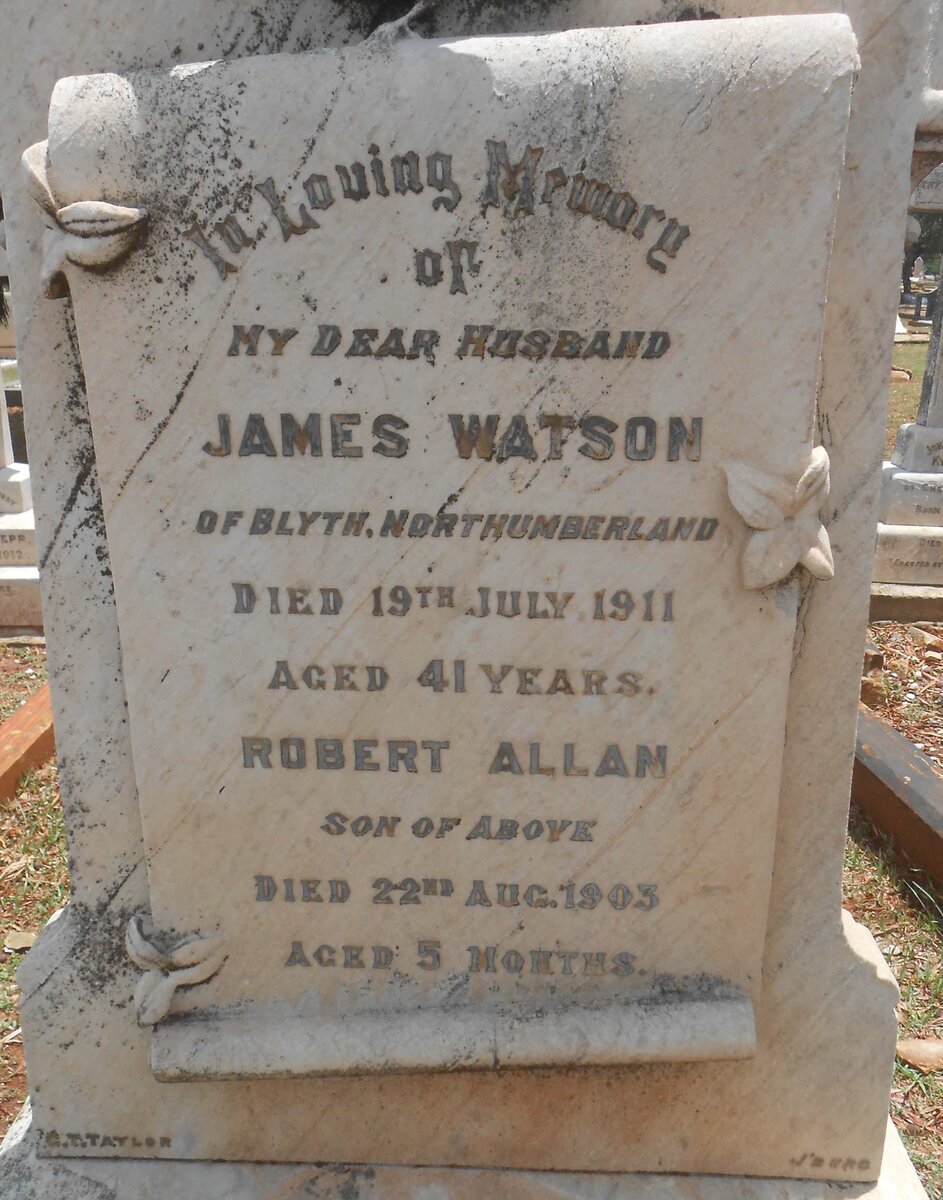 WATSON James -1911 :: WATSON Robert Allan -1903