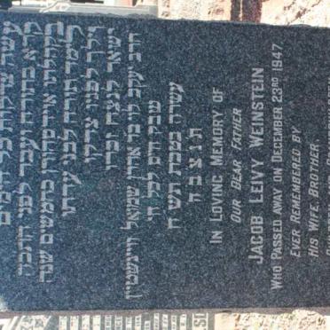 WEINSTEIN Jacob Leivy -1947