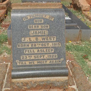 WEST J.L.B. 1915-1922