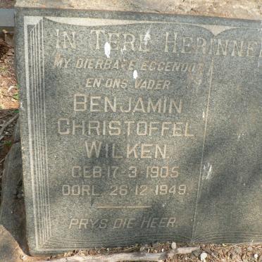WILKEN Benjamin Christoffel 1905-1949