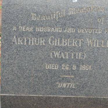 WILLIAMS Arthur Gilbert -1951