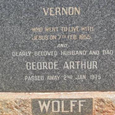 WOLFF George Arthur -1975 :: WOLFF Vernon -1955