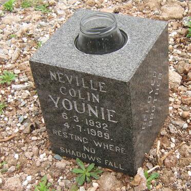 YOUNIE Neville Colin 1932-1989