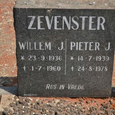 ZEVENSTER Willem J. 1936-1960 :: ZEVENSTER Pieter J. 1939-1978