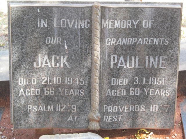 ? Jack -1945 &amp; Pauline -1951