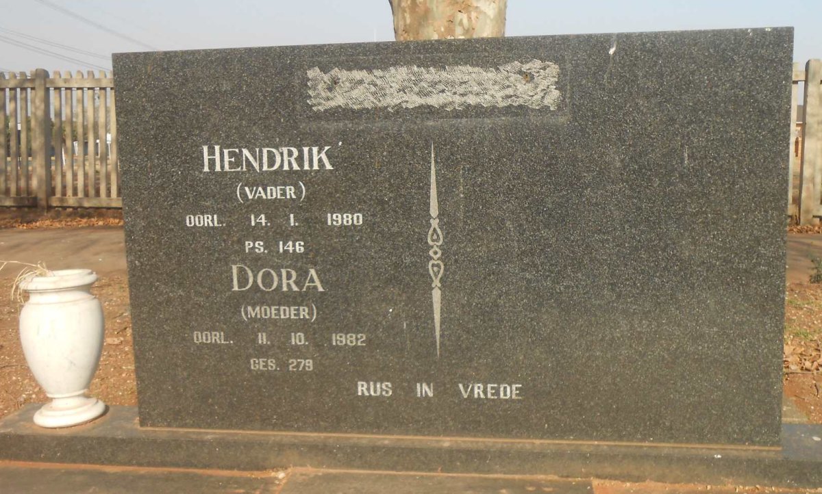? Hendrik -1980 &amp; Dora -1982