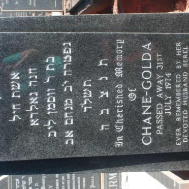 ICHIKOVICH Chane-Golda -1974