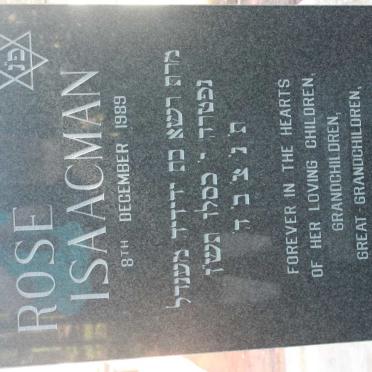 ISAACMAN Rose -1989