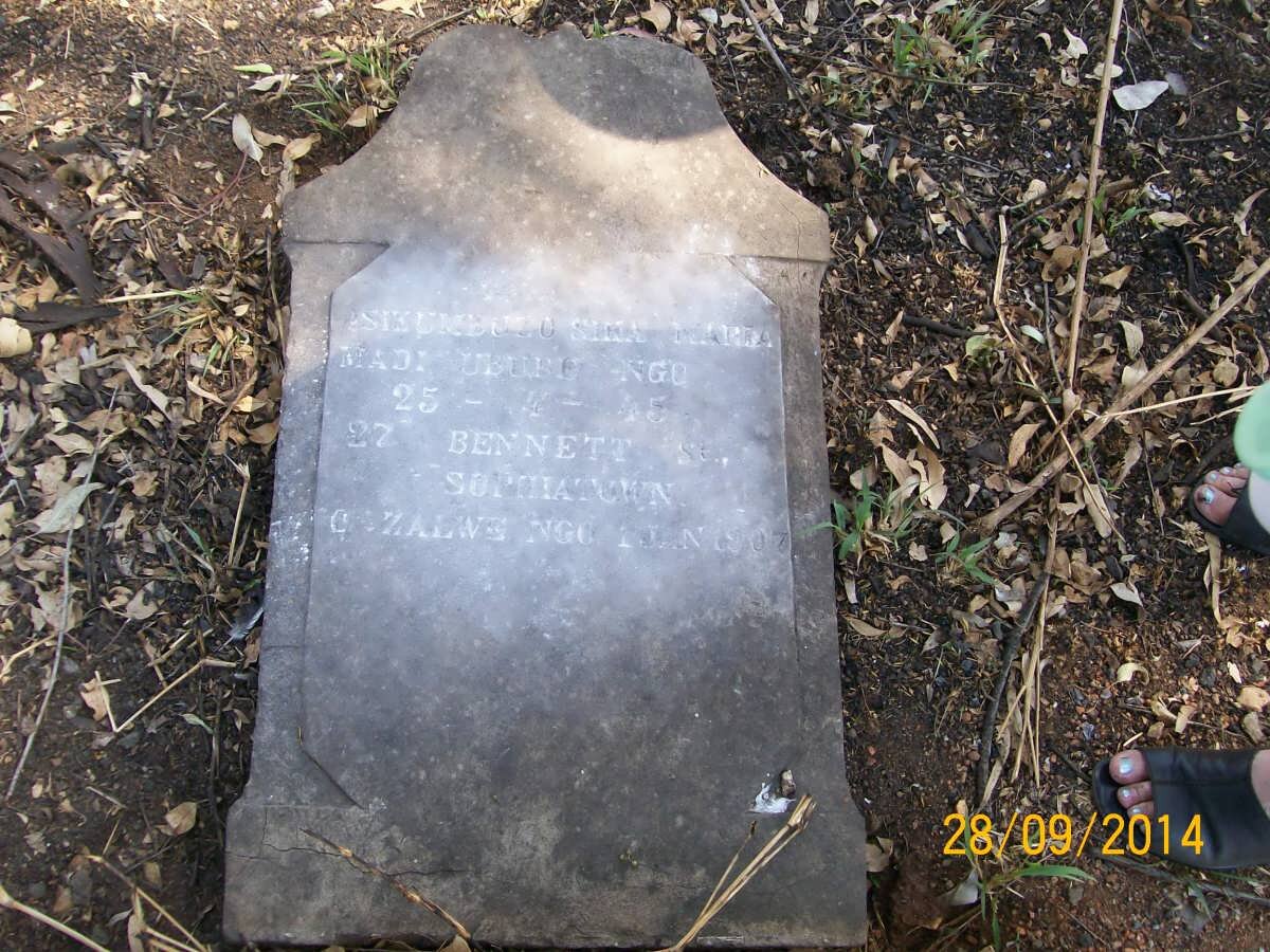 UBUBO Maria Madi 1907-1945