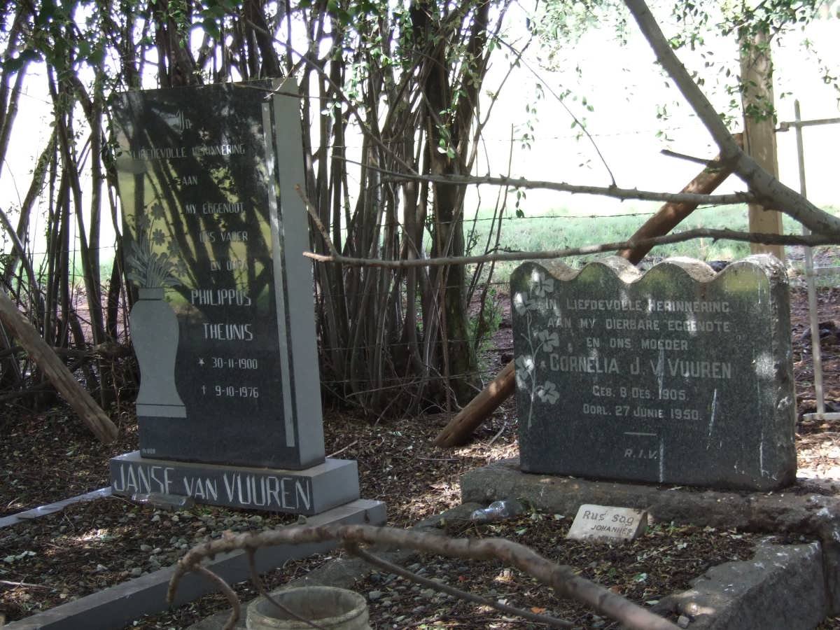 VUUREN Philippus Theunis, Janse van 1900-1976 &amp; Cornelia 1905-1950