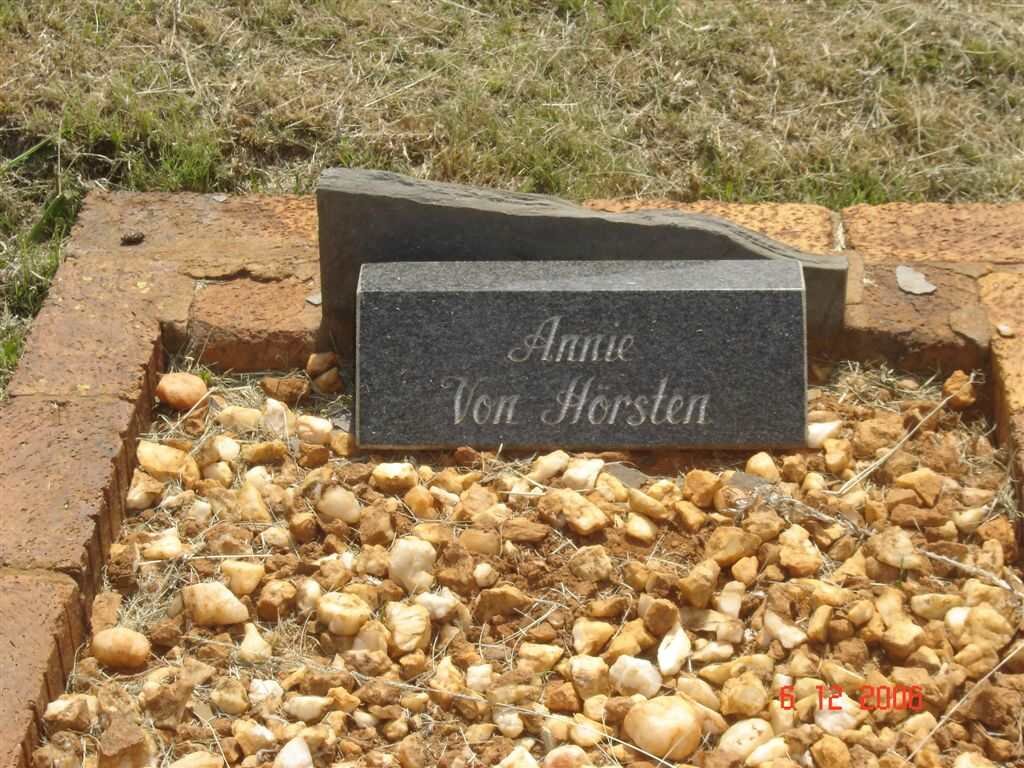 HORSTEN Annie, von