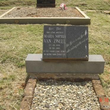 ZWEEL Maria Sophia, van 1908-1985