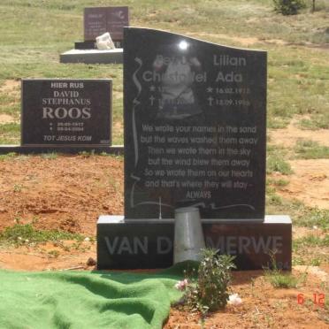 MERWE Petrus Christoffel, van der 1906-2004 &amp; Lilian Ada 1913-1996