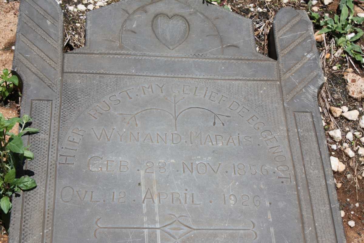MARAIS Wynand 1856-1926