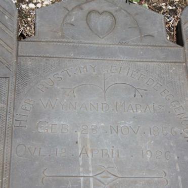 MARAIS Wynand 1856-1926