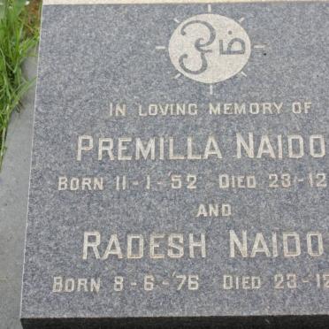 NAIDOO Premilla 1952-1978 :: NAIDOO Radesh 1976-1978