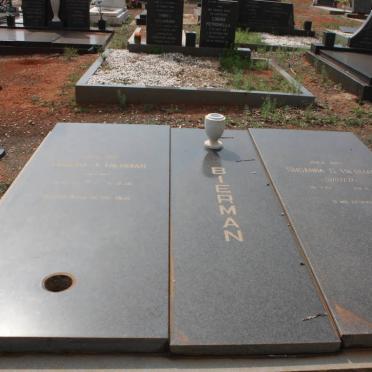 BIERMAN Ockert J. 1907-1981 &amp; Susanna G. 1913-1980