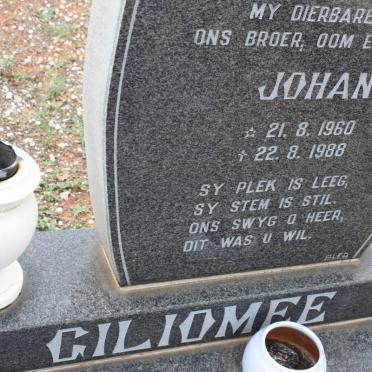 GILIOMEE Johan 1960-1988