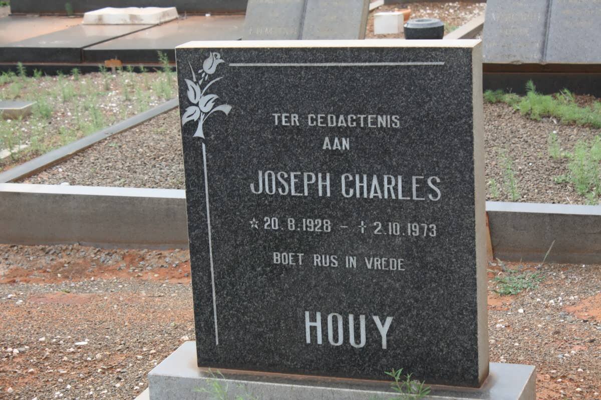 HOUY Joseph Charles 1928-1973