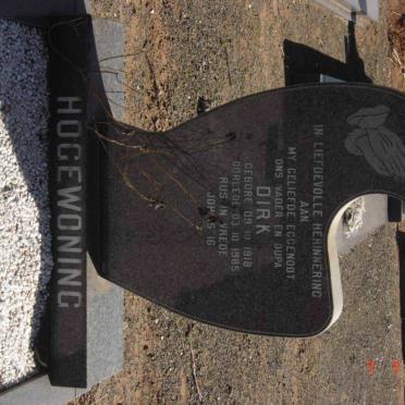 HOGEWONING Dirk 1918-1985