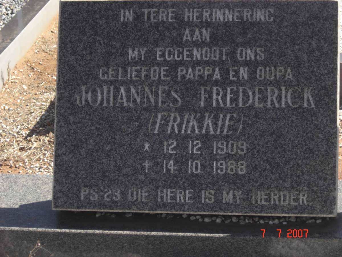 HEYDENRYCH Johannes Frederick 1909-1988