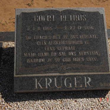 KRUGER Coert Petrus 1965-1996
