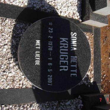 KRUGER Sonia Hette 1970-2007