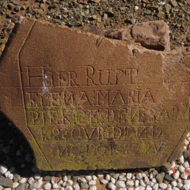 PIEK Elena Maria 1882-1901