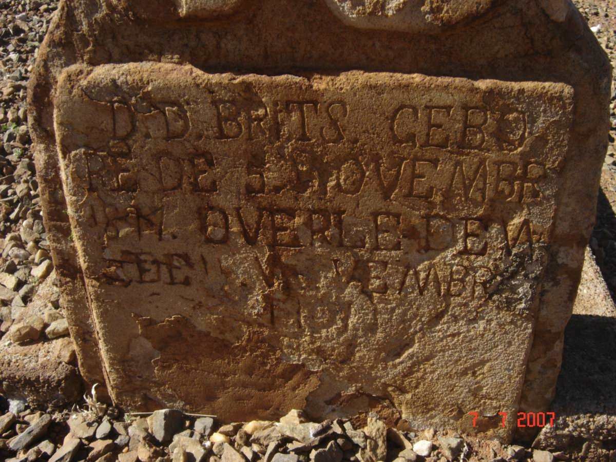 BRITS D.D. 1897-1901