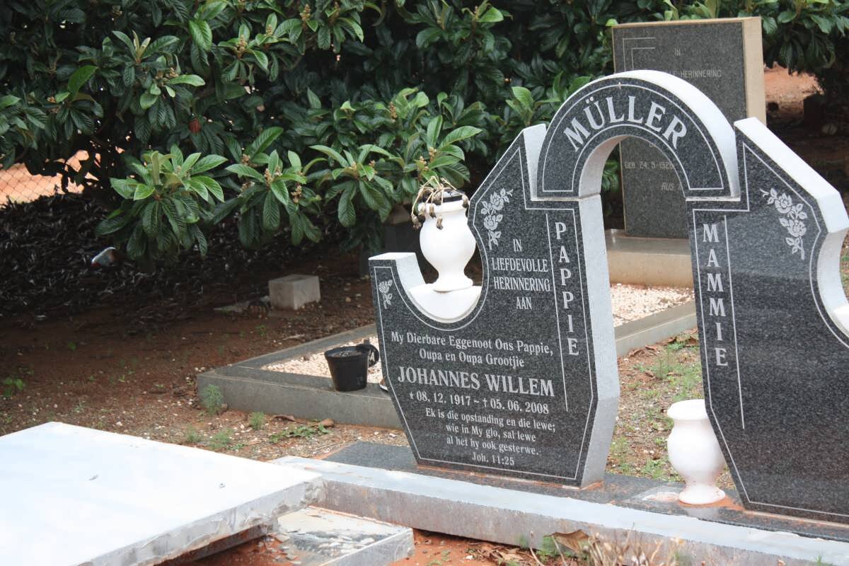 MÜLLER Johannes Willem 1917-2008