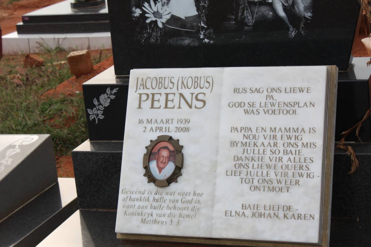 PEENS Jacobus 1939-2008