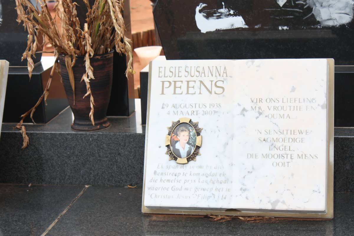 PEENS Elsie Susanna 1938-2007