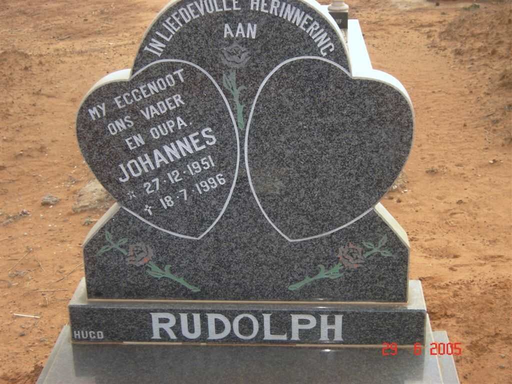 RUDOLPH Johannes 1951-1996