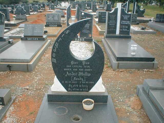 STRYDOM Andre Phillip 1949-1985