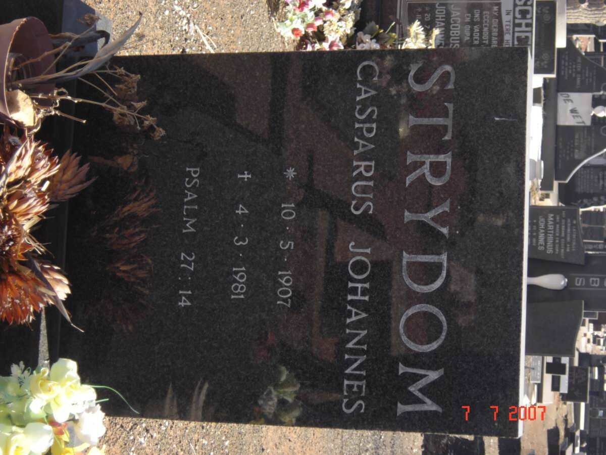 STRYDOM Casparus Johannes 1907-1981