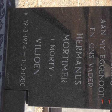VILJOEN Hermanus Mortimer 1924-1980