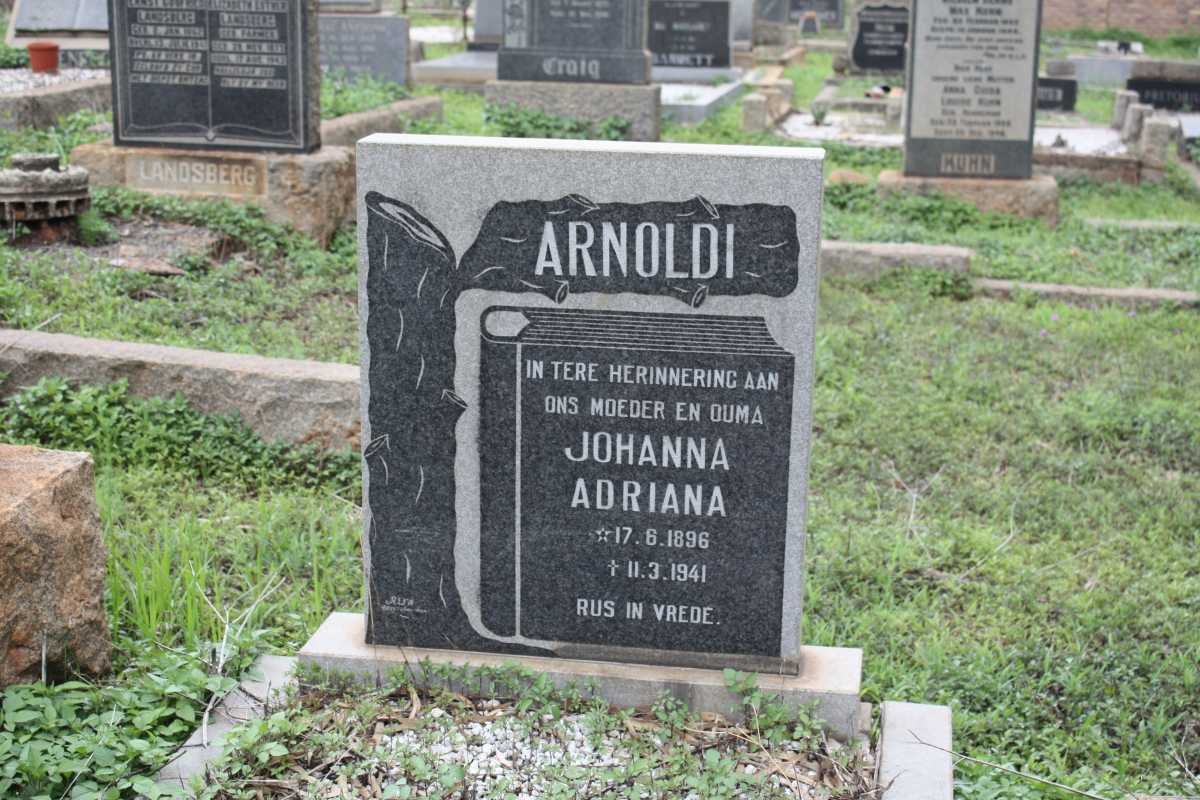 ARNOLDI Johanna Adriana 1896-1941