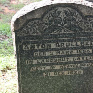 BRULBECK Anton 1868-1926