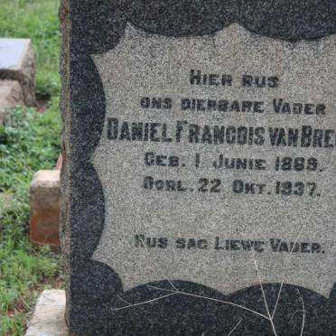 BREDA Daniel Francois, van 1869-1937