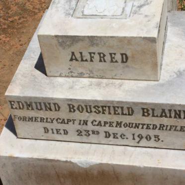 BLAINE Alfred Edmund Bousfield -1905 