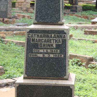 BRINK Andries Jacob 1834-1918 &amp; Catharina Anna Margaretha 1848-1929 