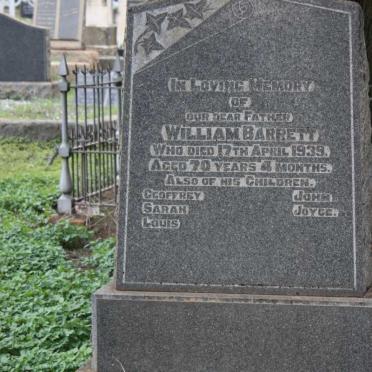 BARRETT William -1939