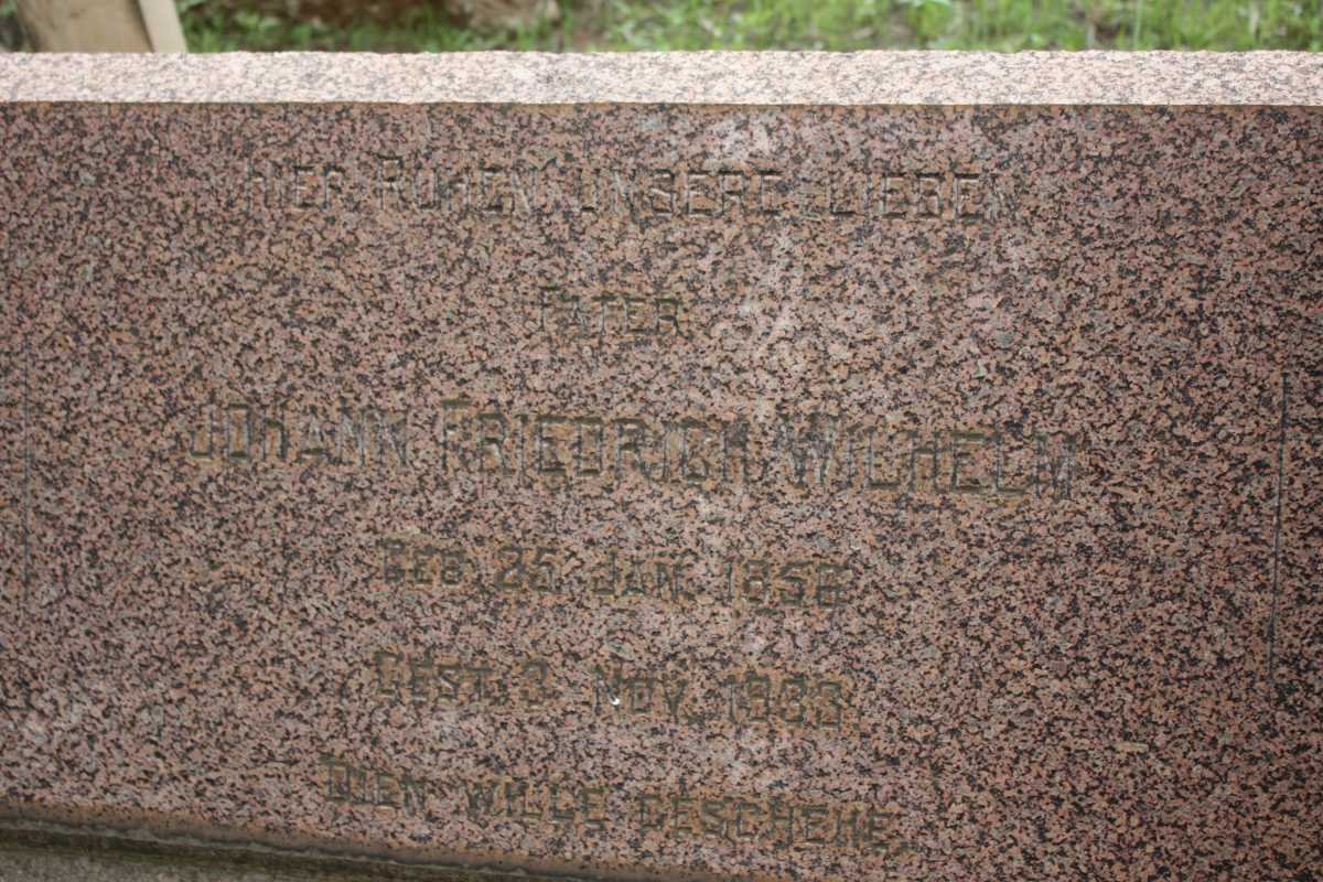 DETTMAN Johann Friedrich Wilhelm 1856-1933 :: DETTMAN Frieda Anna Adelina 1852-1852 :: DETTMANN Christiana 1860-1946