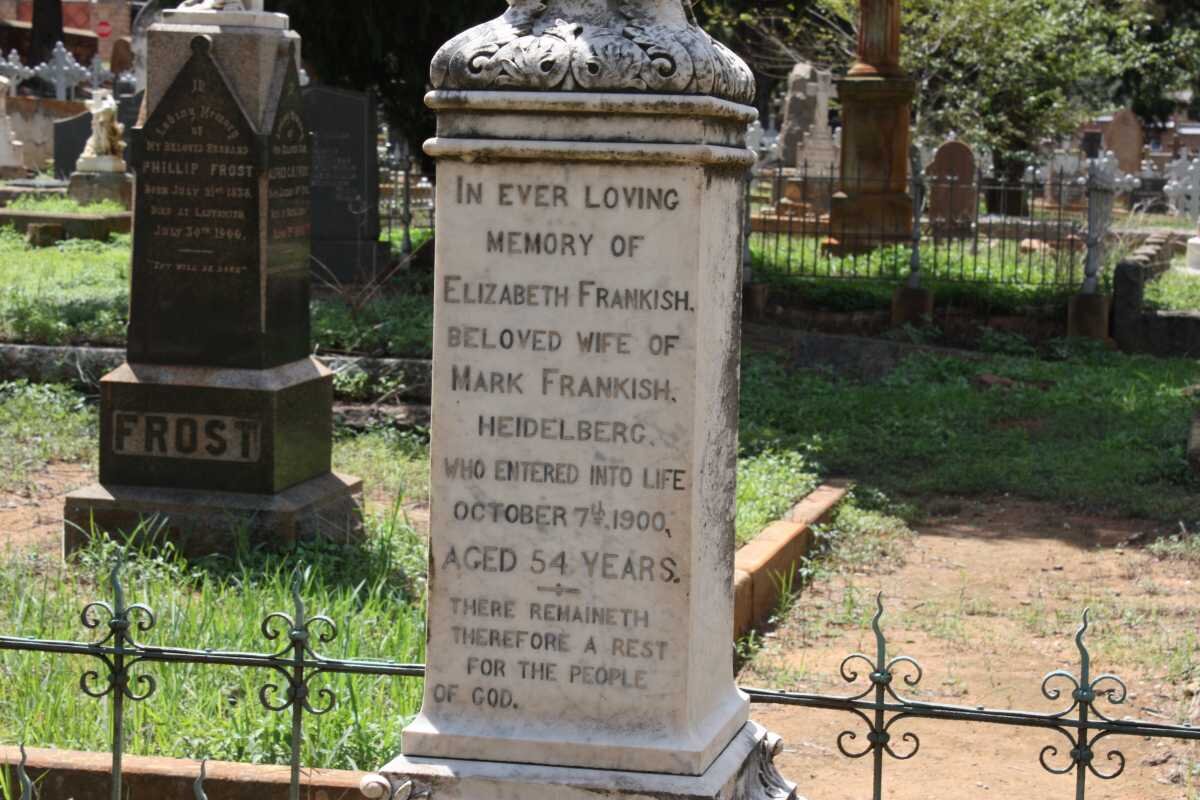 FRANKISH Elizabeth -1900