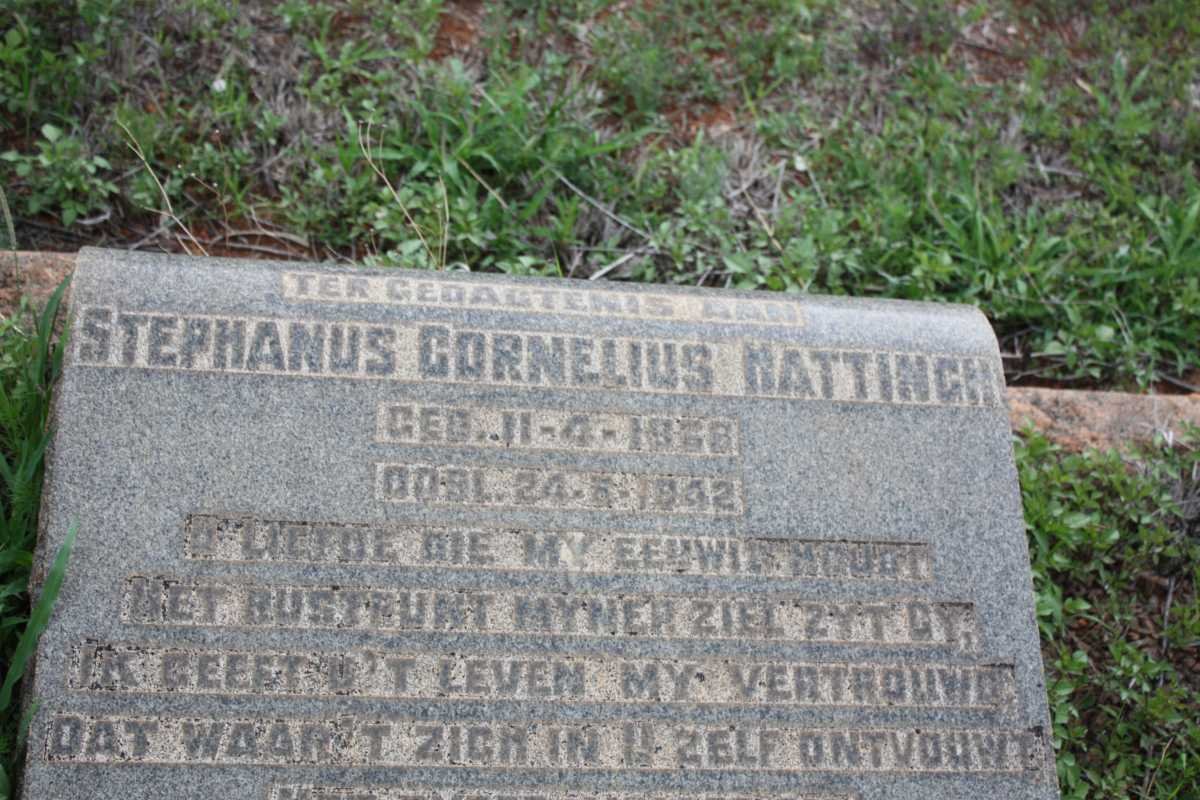 HATTINGH Stephanus Cornelius 1868-1942