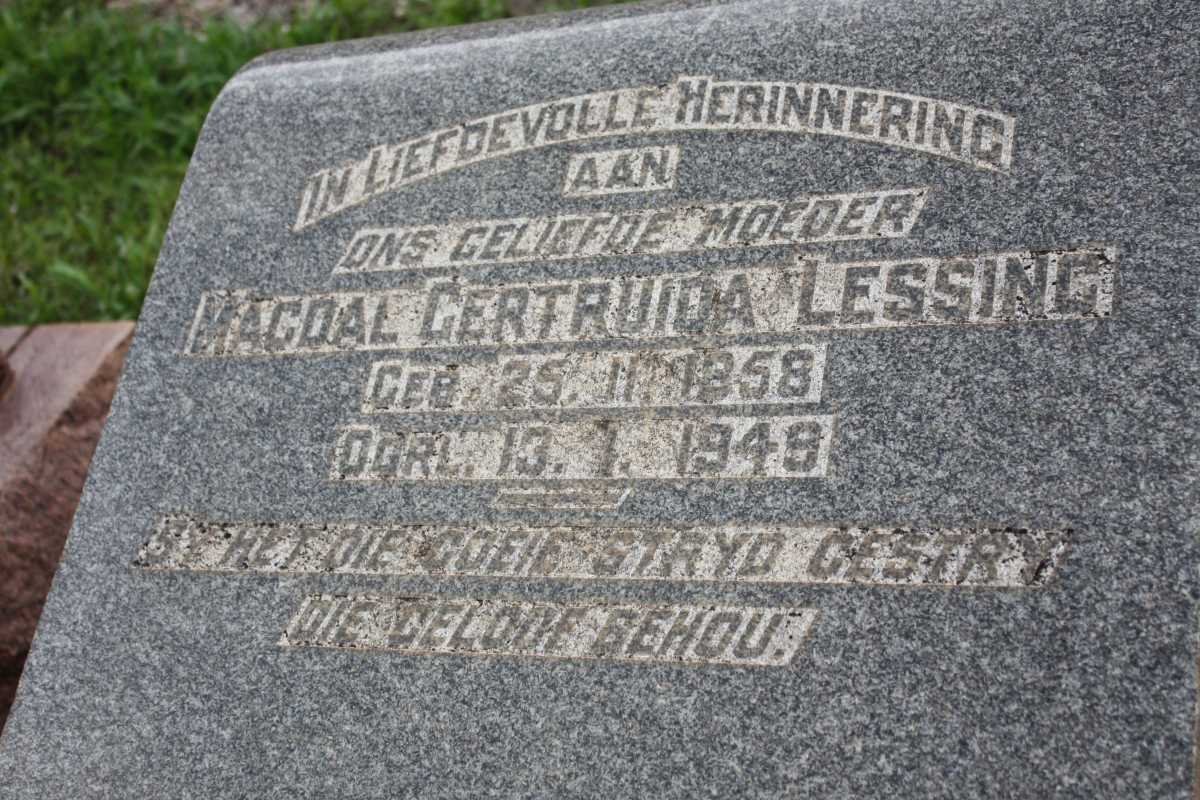LESSING Magdal Gertruida 1858-1949